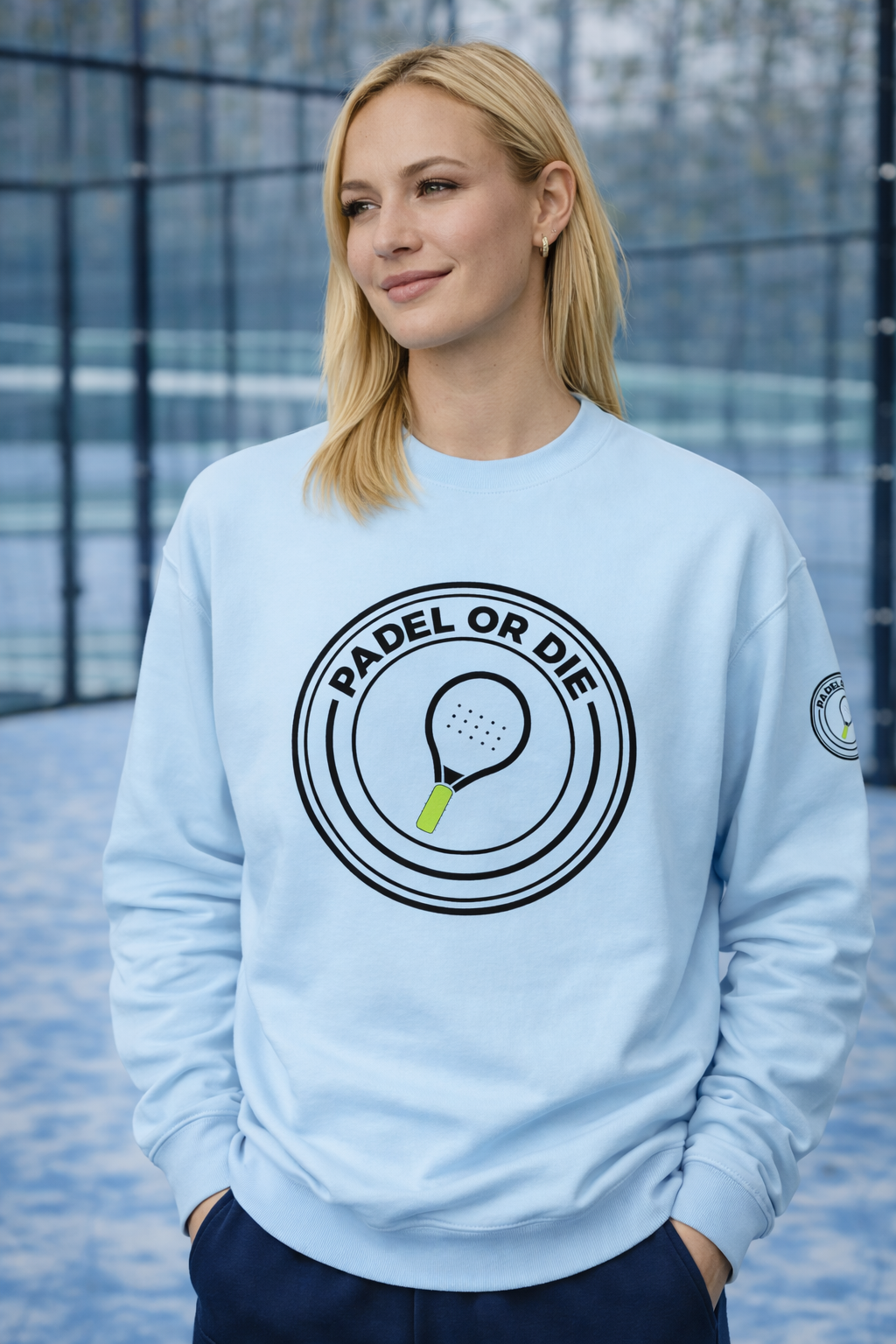 Unisex Premium Sweatshirt Sky Blue