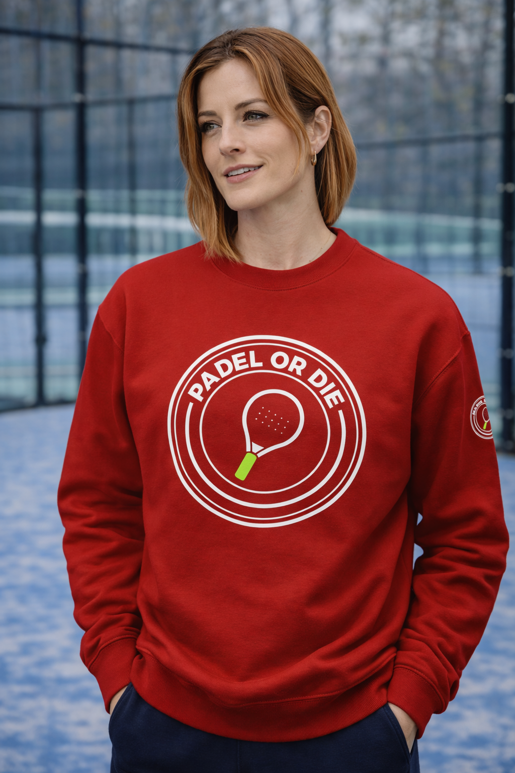 Unisex Premium Sweatshirt Red