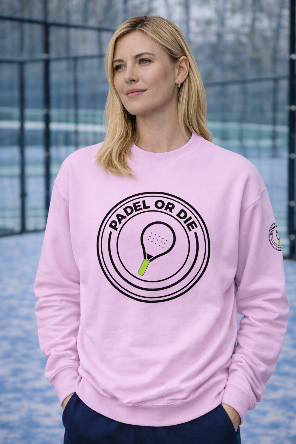 Unisex Premium Sweatshirt Pink